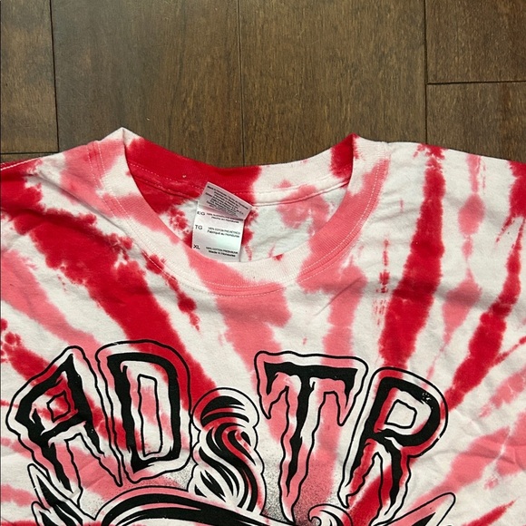 A Day to Remember Red and White Tie-Dye 100% Cotton Band T-Shirt, Size XL, NWOT - Picture 2 of 9